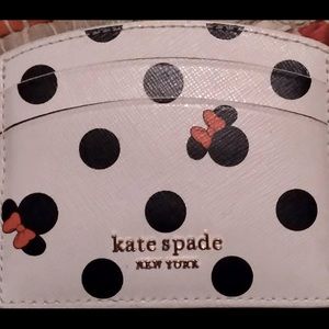 Kate Spade Allocer Minnie Mouse card holder